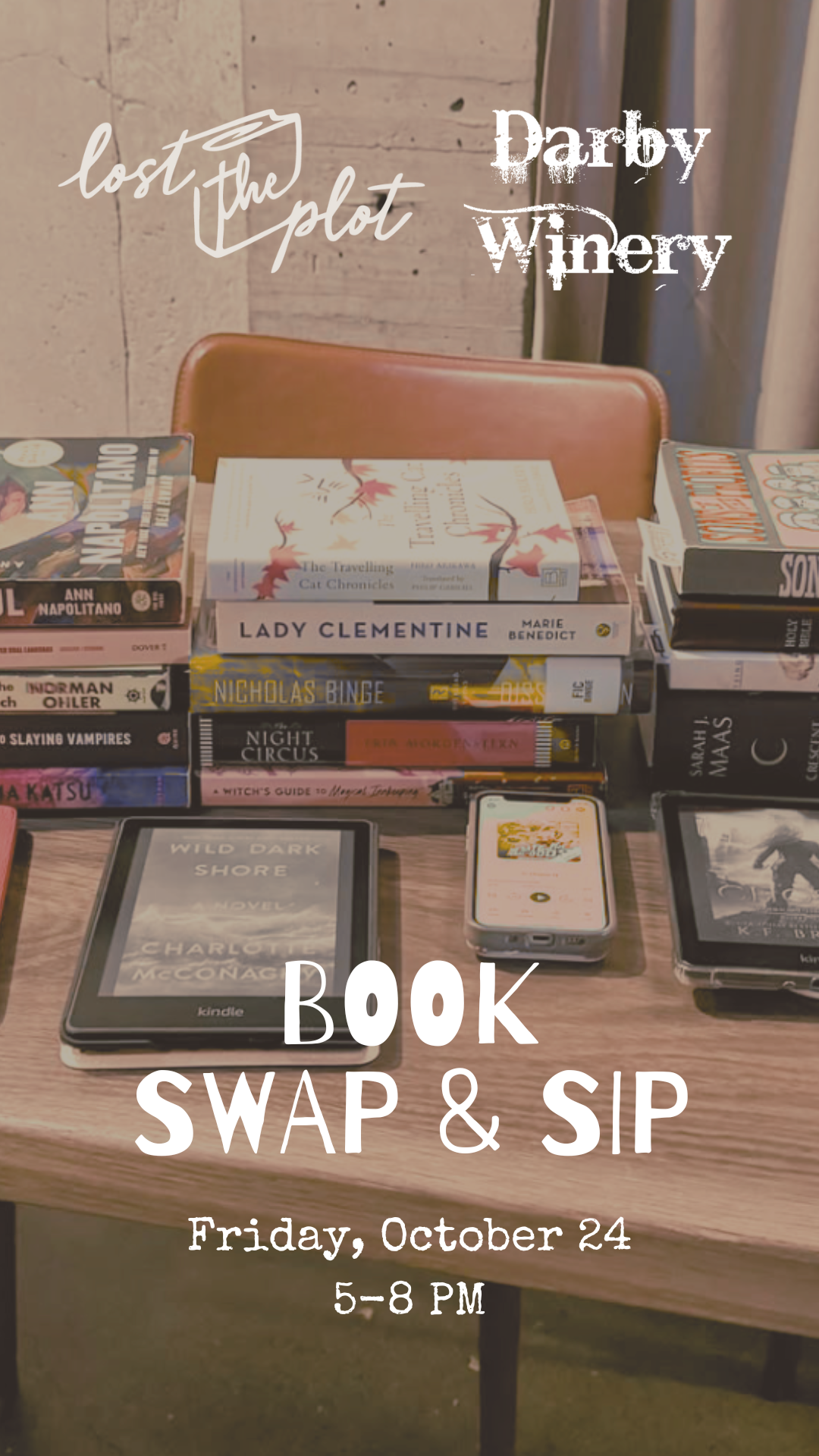 Woodinville Book Swap & Soirée @ Darby Winery