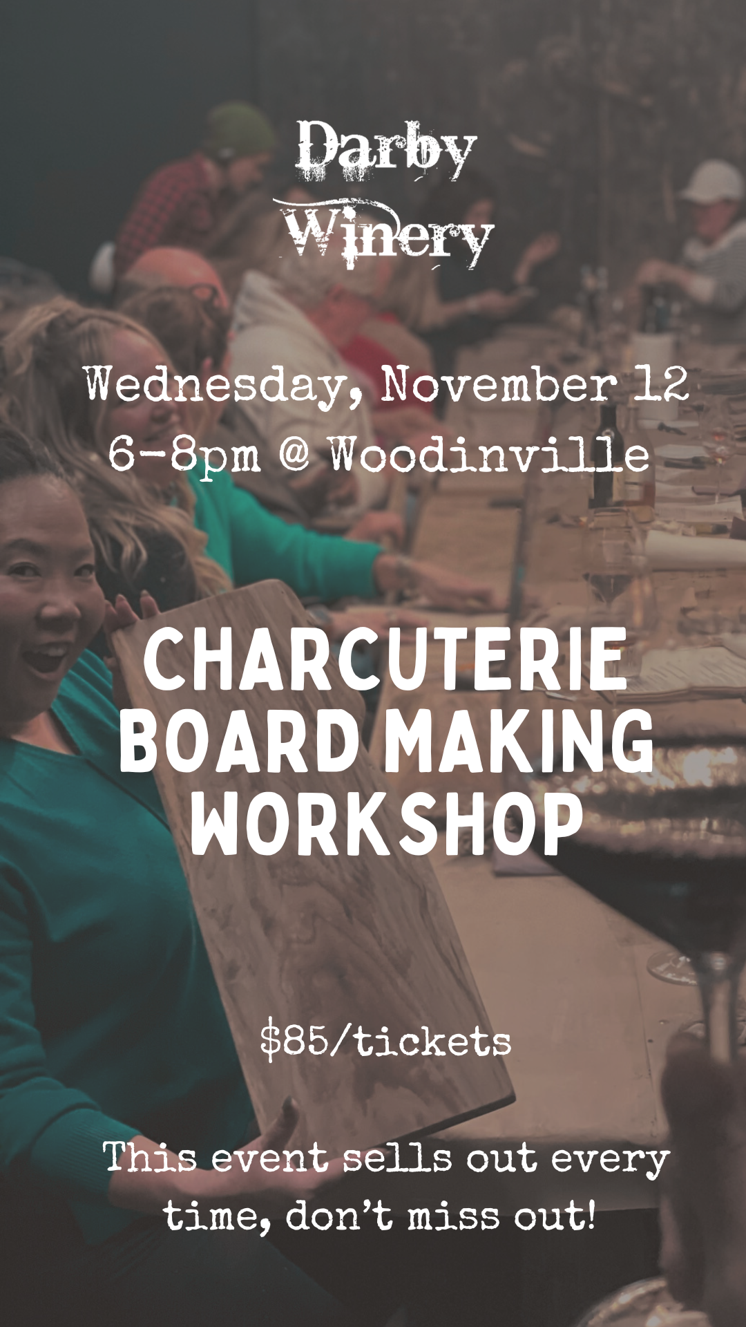 Charcuterie Board Woodworking Workshop