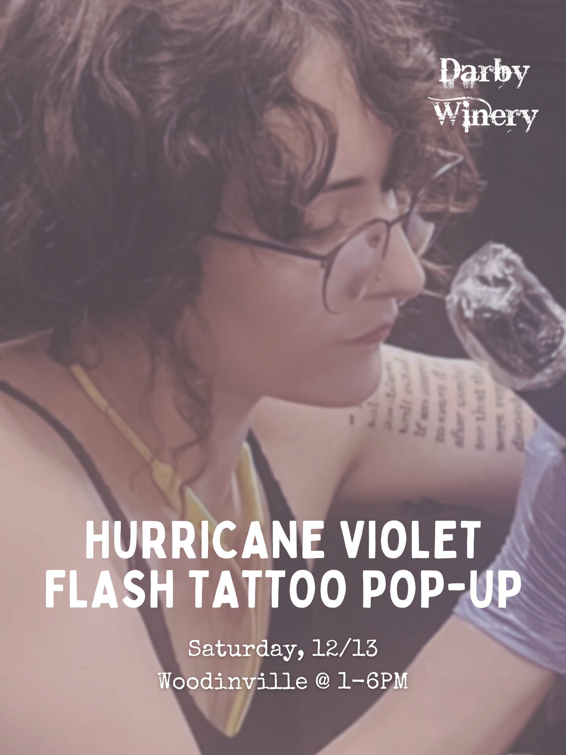 Hurricane Violet Flash Tattoo Pop-Up (Woodinville)