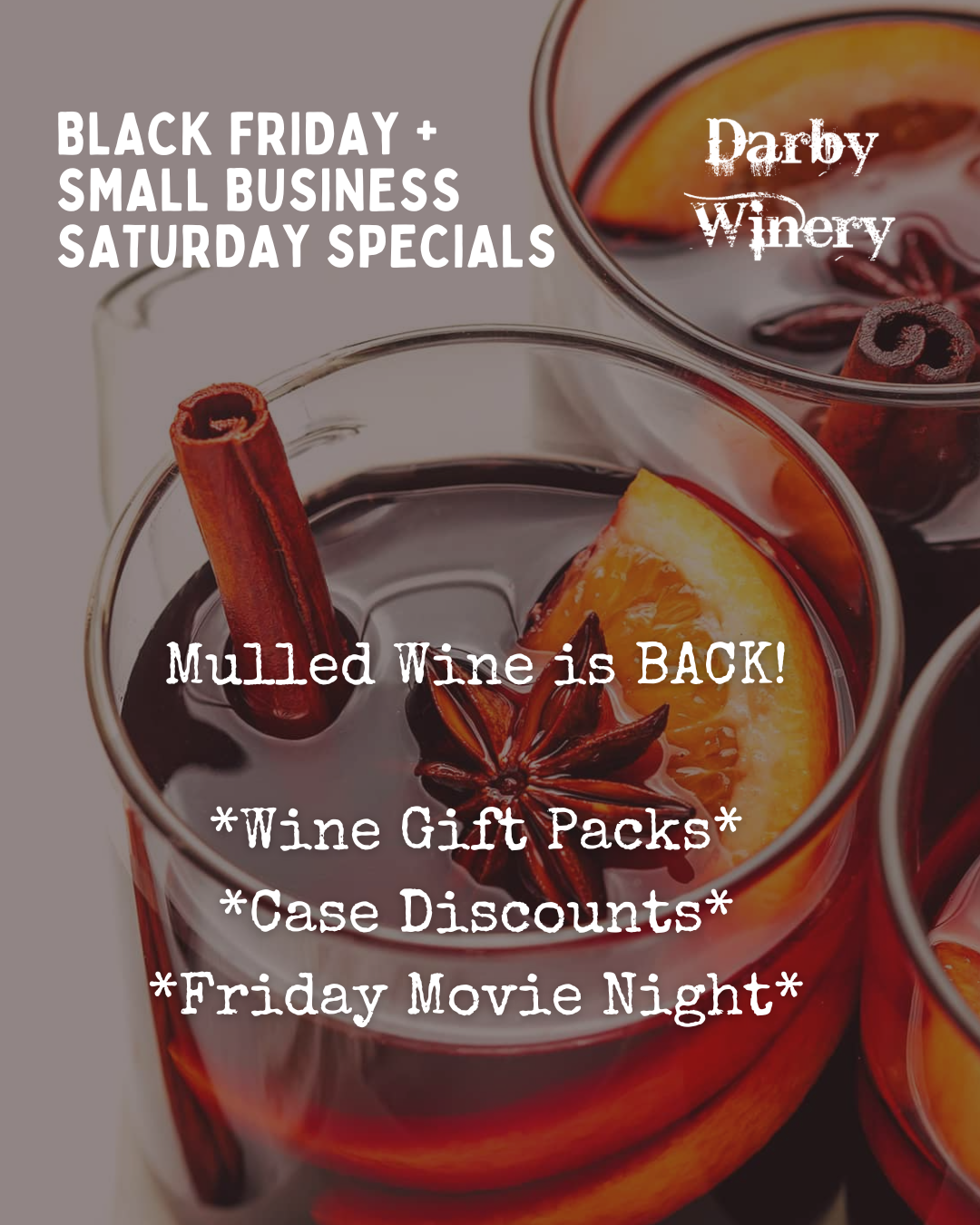 Black Friday + Small Business Saturday Specials