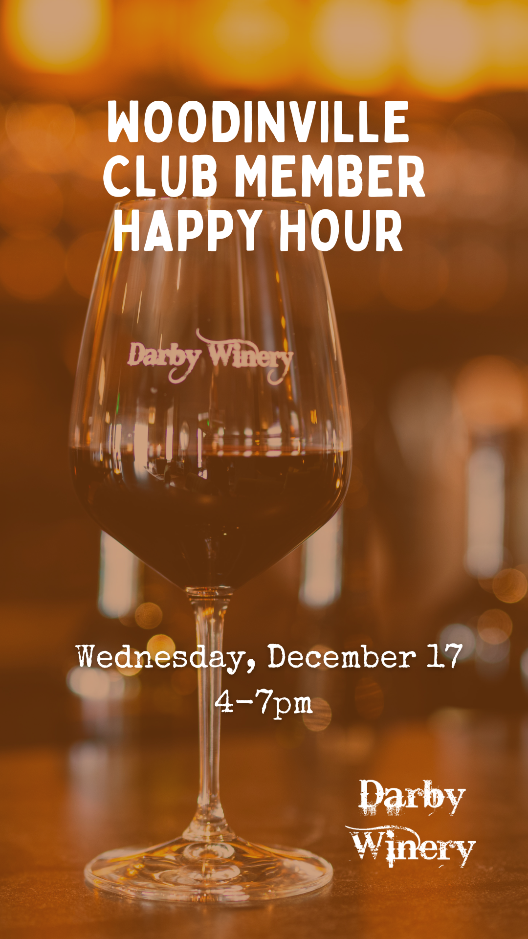 December Woodinville Monthly Club Happy Hour