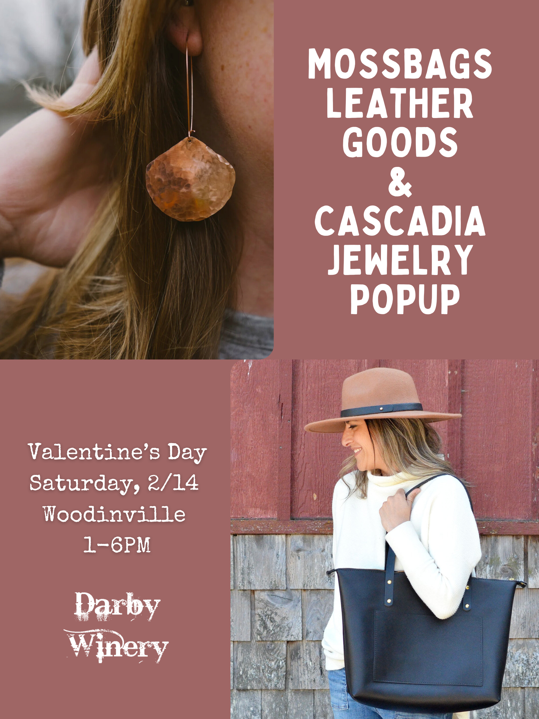 MossBags + Cascadia Jewelry Valentine's Pop-Up