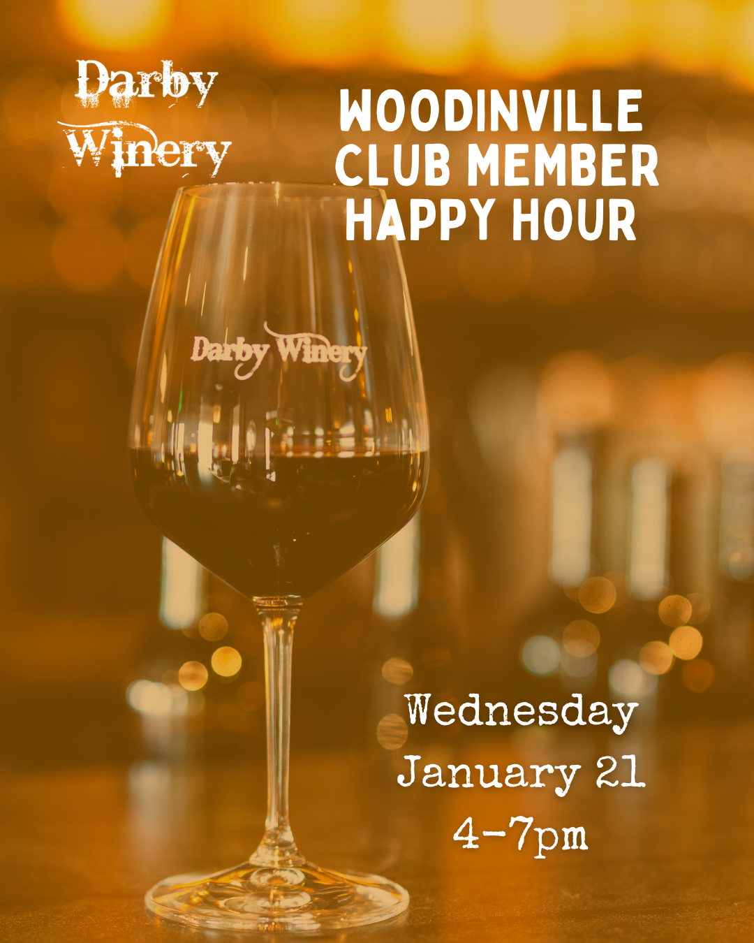 December Woodinville Monthly Club Happy Hour