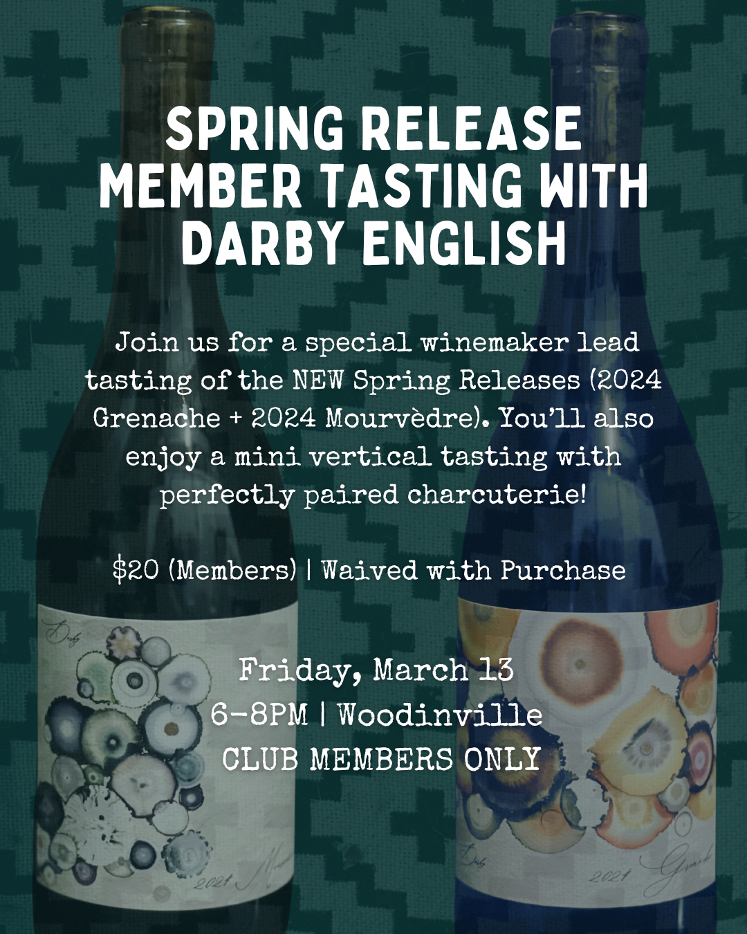 Spring Release Member Tasting with Darby