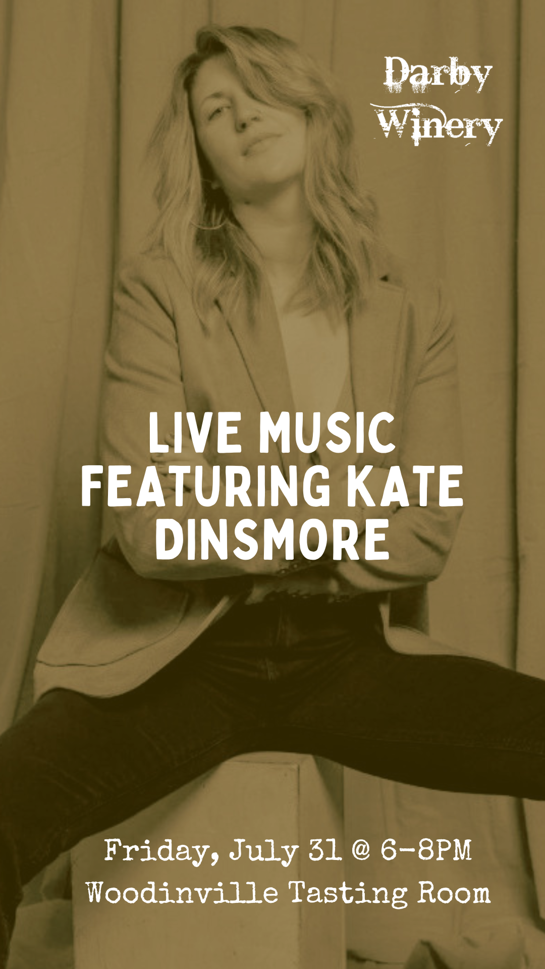 Friday Live Music in Woodinville: Kate Dinsmore