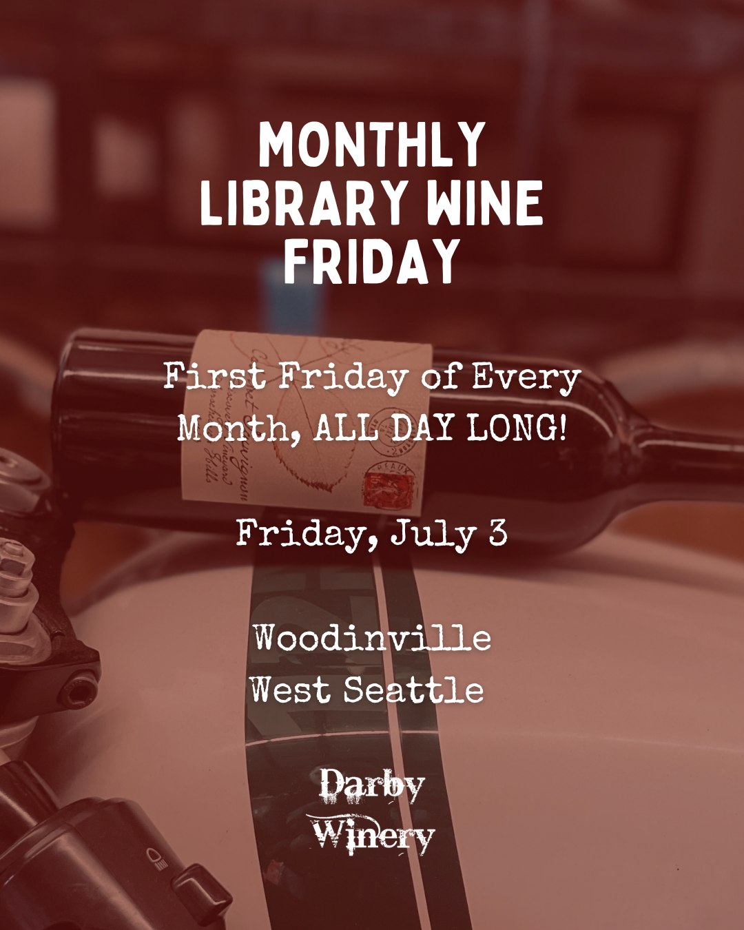 Monthly Library Wine Friday