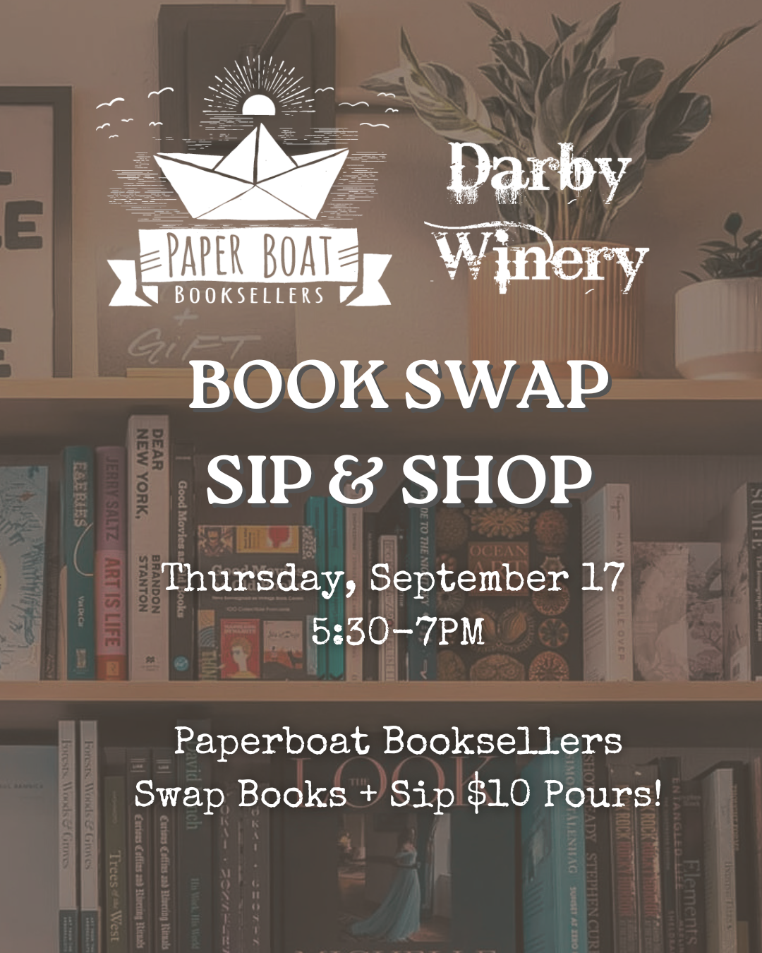 Monthly Sip & Book Swap @ Paperboat Booksellers