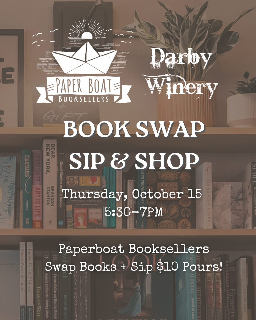 Monthly Sip & Book Swap @ Paperboat Booksellers